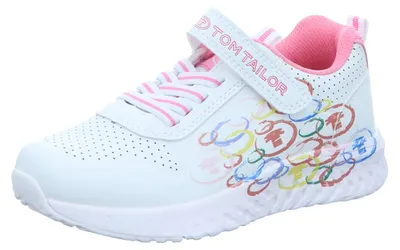 Produktbild von Tom Tailor Mädchen-Slipper-Kletter-Sneaker Weiß-Mehrfarbig, Farbe:weiß, EU Größe:31