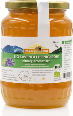 Produktbild von Lavendelhonig (roh), 1 kg