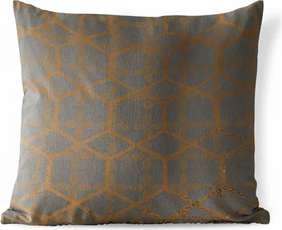 Produktbild von MuchoWow® Outdoor Kissen - Design - Sechseck - Quadrat - 60x60 cm - Wetterfest - Lounge Kissen - Dekoration - Schlaf Kissen