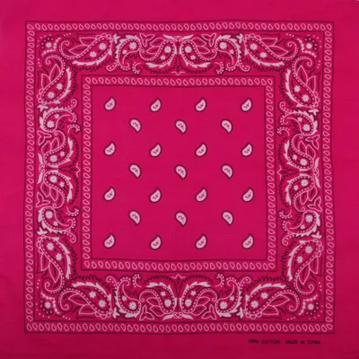 Produktbild von Bandana Kopftuch Paisley pink