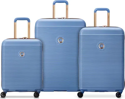 Produktbild von DELSEY PARIS Freestyle 4 Double Rolls Trolley L / M / S L Sky Blue hellblau 74cm