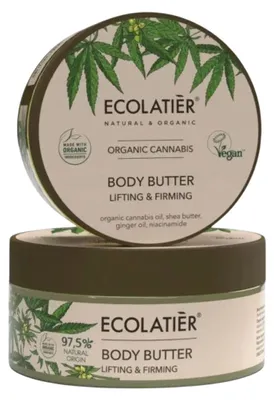 Zpevňující tělové máslo Organic Cannabis - 200 ml - Ecolatier