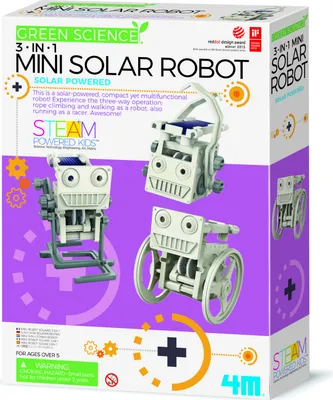 Produktbild von Mini-Solarroboter-Bausatz 3 in 1, Green Science – Green Science
