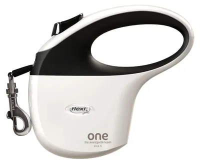 Produktbild von Flexi One S 5m 15kg Führleine Weiß  Weiß One Size