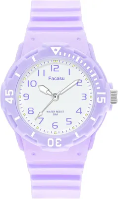 Produktbild von Kinderuhr für Jungen Mädchen,50M wasserdichte Quarzuhr, Weiches Armband,leicht lesbare Uhr für Kleinkinder Lernen die Uhrzeit im Alter von 4–12 Jahren