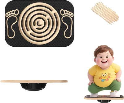 Produktbild von Neigungsbrett, Holz, verstellbares Design, verbesserte Sicherheitsmerkmale, schwarz
