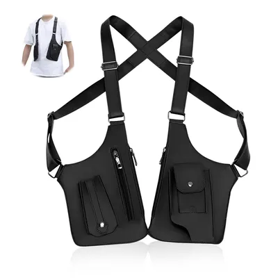 Produktbild von Rucksäcke, Diebstahlsichere Geschirrtasche,Verstellbarer Riemen, Unter-arm-Doppel-Umhängetasc