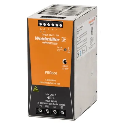 Image de Weidmüller Alimentation à découpage PROECO3 240W 24V 10A 1469540000