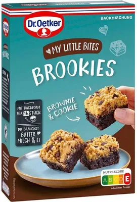 Produktbild von Dr. Oetker My Little Bites Brownie & Cookie 375g