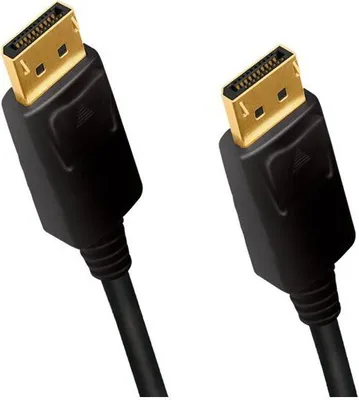 Obrázok produktu pre LogiLink CV0074 DisplayPort-Kabel 5 m Schwarz