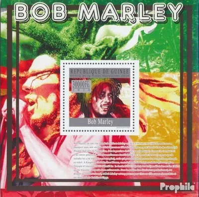 Produktbild von Briefmarken Guinea 2010 Mi Block 1809 (kompl. Ausgabe) postfrisch Bob Marley