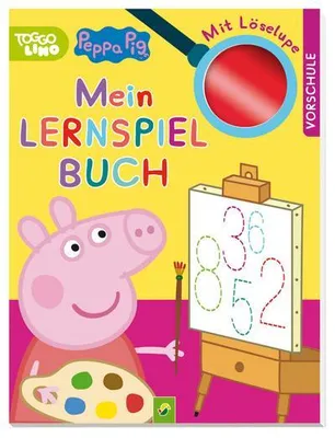 Produktbild von Peppa Pig -  Mein Lernspielbuch mit Löselupe