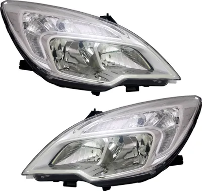 Produktbild von TYC Scheinwerfer Set für Opel Meriva B 6/2010- DRL H1 H7 LWR Stellmotor Halogen