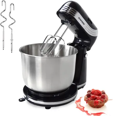 Produktbild von Syntrox Germany Küchenmaschine Detax 250W 3 Stufen 3L Schüssel schwarz
