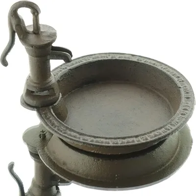 Produktbild von Riffelmacher Vogeltränke Metall Dunkelbraun Ø 16,7 cm x 14 cm