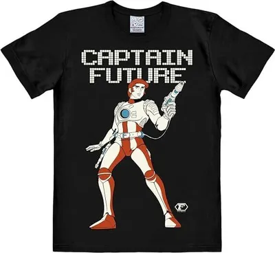Produktbild von Captain Future T-Shirt (schwarz) XL