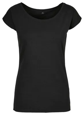 Produktbild von Build Your Brand - T-Shirt Weite Öffnung für Damen LT3457 (5XL) (Schwarz)