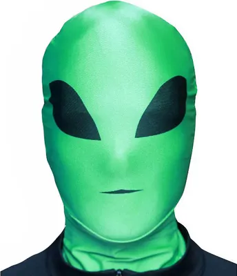 Produktbild von Morphsuits Alien Vollgesichtsmaske – uneingeschränkte Sicht, Atmung und Trinkfunktion
