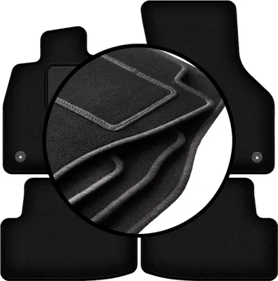 Image de Jeu complet de tapis en velours pour : Volkswagen eGolf à hayon (2014-2019)