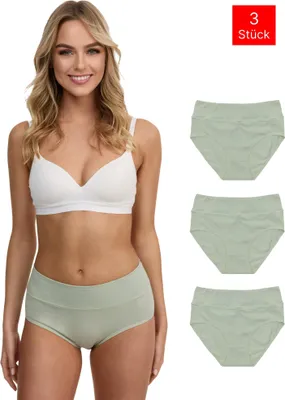 Produktbild von Tazzio Damen Slip 3er-Pack F920 (Grün, M)