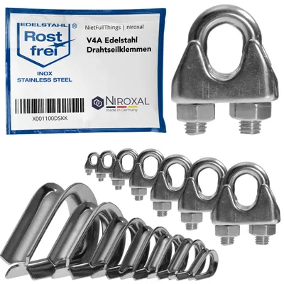 Produktbild von Set aus 20 Kabelclips - Für Ø 8 mm Draht