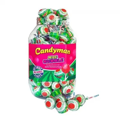 Produktbild von Mac Bubble Watermelon Lollipop (100 Stück)