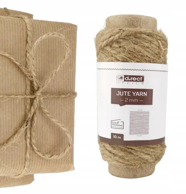 Zdjęcie produktu dla Sznurek Jutowy Ozdobny Naturalny Z Juty 2Mm 10M