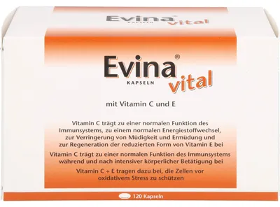 Image de Evina vital gélules en cas de carence en vitamine C, 120 gélules