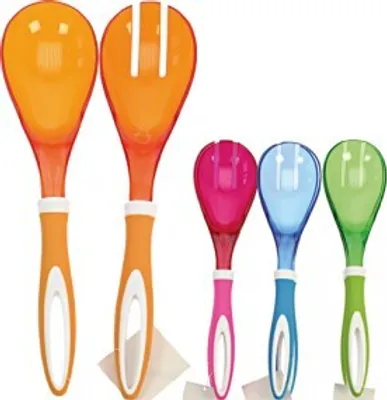 Produktbild von 4er Set Salatbesteck Salat Servierbesteck Salatgarnitur Salatlöffel Salatgabel