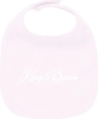 Produktbild von Huuraa Unisex Babylatz King & Queen Krone Geschenk Babypink  Baumwolle King & Queen Mitbringsel