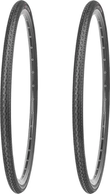 Produktbild von 2 Stk. 28 Zoll Fahrradreifen 700x38c | 40-622 | 28x1.50 | 27 TPI, schwarz
