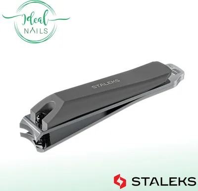 Produktbild von Nagelknipser STALEKS KBC-51 (85 mm), mit Laserfeile, Klinge gekrümmt