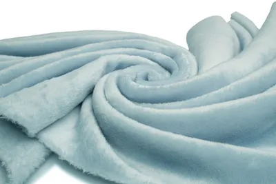 Obrázek produktu pro Minkee Plyšová hladká oboustranná Umělá kožešina světle modrá 50 x 160 cm