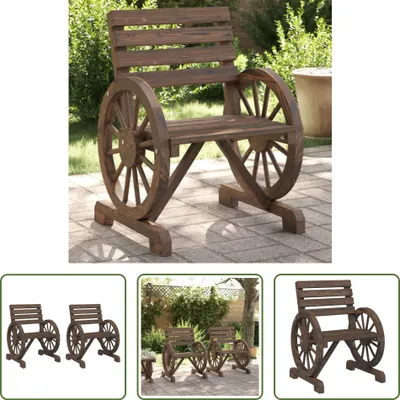 Zdjęcie produktu dla The Living Store krzesła ogrodowe 2 szt. 58x58x78,5 cm lite drewno jodła