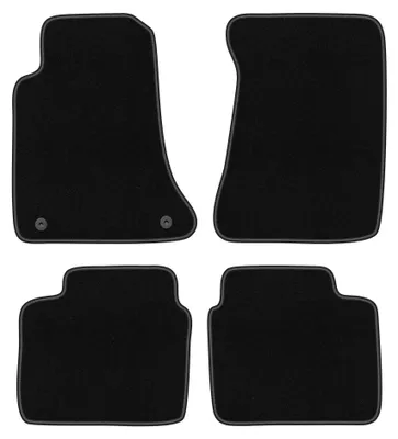 Immagine prodotto di Tappetini in moquette per Opel Omega A 1986-1994 (berlina/station wagon) – set 4 pezzi, neri, su misura – Wielganizator BASIC