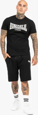 Produktbild von Herren T-Shirt & Shorts Set normale Passform MOY Black/White XXL Lonsdale