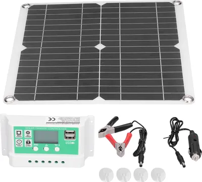Obrázok produktu pre 40W 18V monokryštalický kremíkový flexibilný solárny panel s 30A solárnym regulátorom nabíjania pre nabíjanie automobilov RV