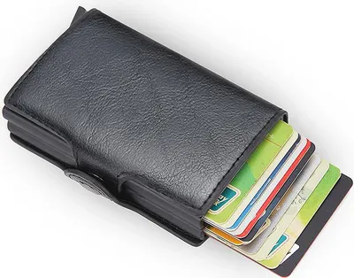 Produktbild von Portemonnaie,Mini Geldb?rse,Kartenetui,Kreditkartenetui,Leder Geldb?rse Slim Wallet,Kreditkartenetui Smart Wallet mit Kartenetui + Mš¹nzfach Portmonee