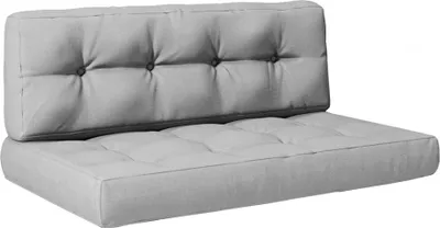 Produktbild von Vicco Palettenkissen Set , 2 Teile, Grau