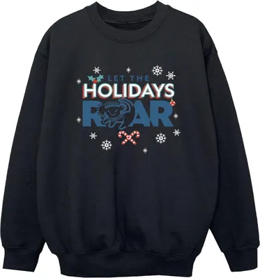 Produktbild von The Lion King - "Holidays Roar" Sweatshirt für Jungen BI53505 (152-158) (Schwarz)