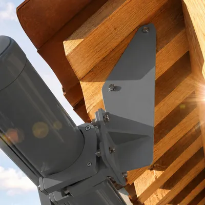 Produktbild von Eclipse Adapter zur Dachsparrenhalterung für Vollkassettenmarkisen Grau, KI-generiertes Bild