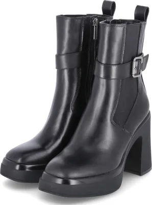 Produktbild von Tamaris Damen Chelsea Boots/ Stiefeletten Schwarz Kunstleder Größe: 40