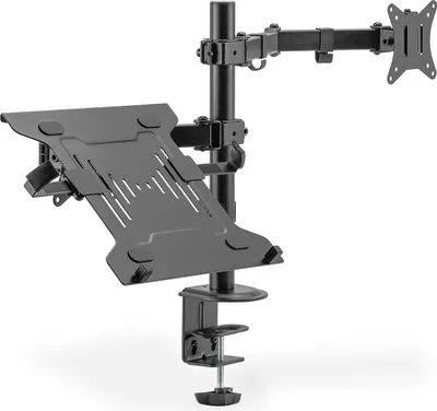 Produktbild von DIGITUS Digitus Einzelmonitorhalterung & Notebookhalterung, 1x32", 2x 9 kg