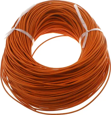 Produktbild von 5m Lederschnur rund  2mm gefärbt - Lederkordel Lederband Rindsleder Schnur, Farbe:orange, Stärke:2mm