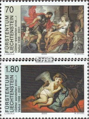 Produktbild von Briefmarken Liechtenstein 2000 Mi 1227-1228 (kompl.Ausg.) postfrisch Kunstausstellung