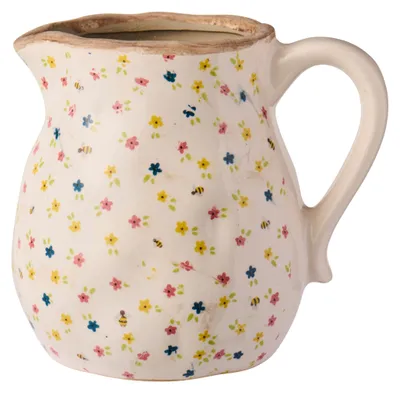 Produktbild von Ib Laursen Vase Petit Fleur Creme Blumenmuster