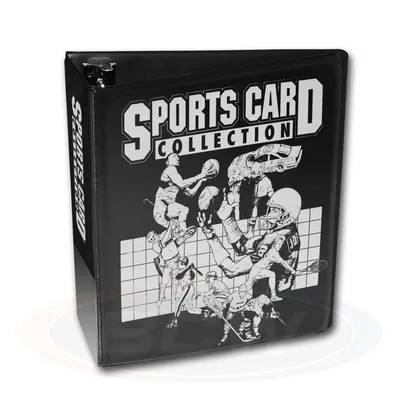 Image de Album de collection de cartes de sport BCW noir 3"