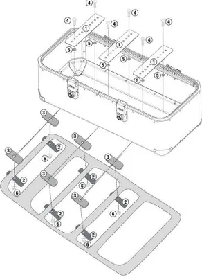 Image de Givi OBK110KIT Kit de montage universel pour OBK110A