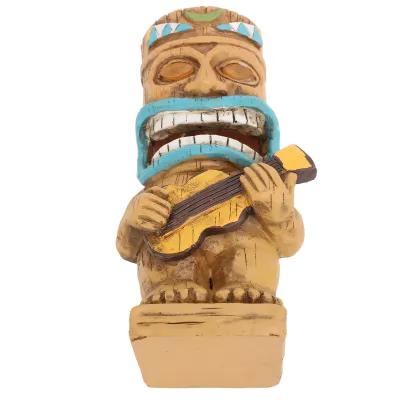 Zdjęcie produktu dla Totem Statues Solar Light, Solar Light Statues for Garden, Solar Garden Statues Outdo, Garden Figurine with Solar Light, Solar Garden Light, Resin Garden Ornament