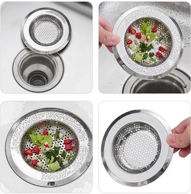 Obrázek produktu pro 4dílná sada filtrů do myčky, kuchyňské filtry, nerezová ocel